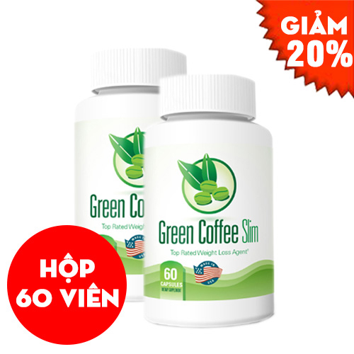 [Giảm 20%] Combo 2 lọ 60 viên uống giảm cân Green Coffee Slim