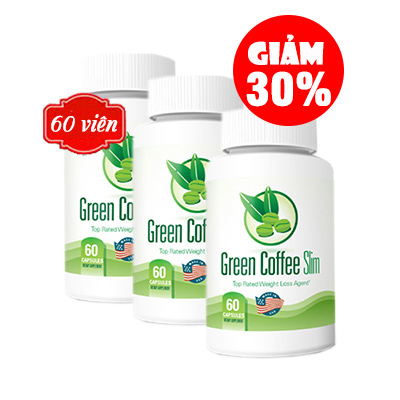 [Giảm 30%] Combo 3 lọ 60 viên giảm cân Green Coffee Slim