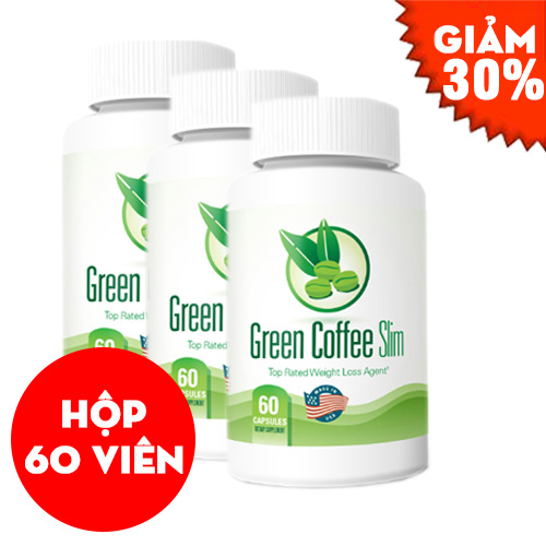 [Giảm 30%] Combo 3 lọ 60 viên giảm cân Green Coffee Slim